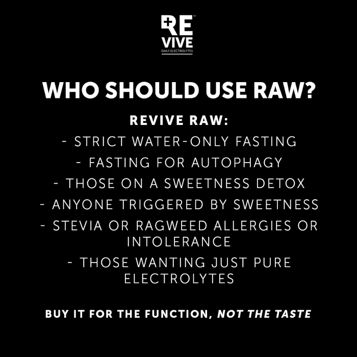 Revive Electrolytes Raw - Unflavoured