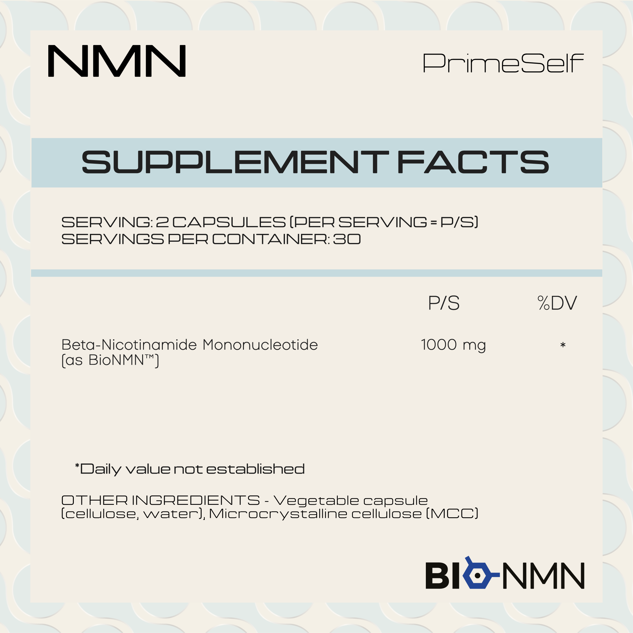 Nicotinamide Mononucleotide (NMN)