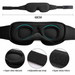 3D Breathable Sleep Mask Features